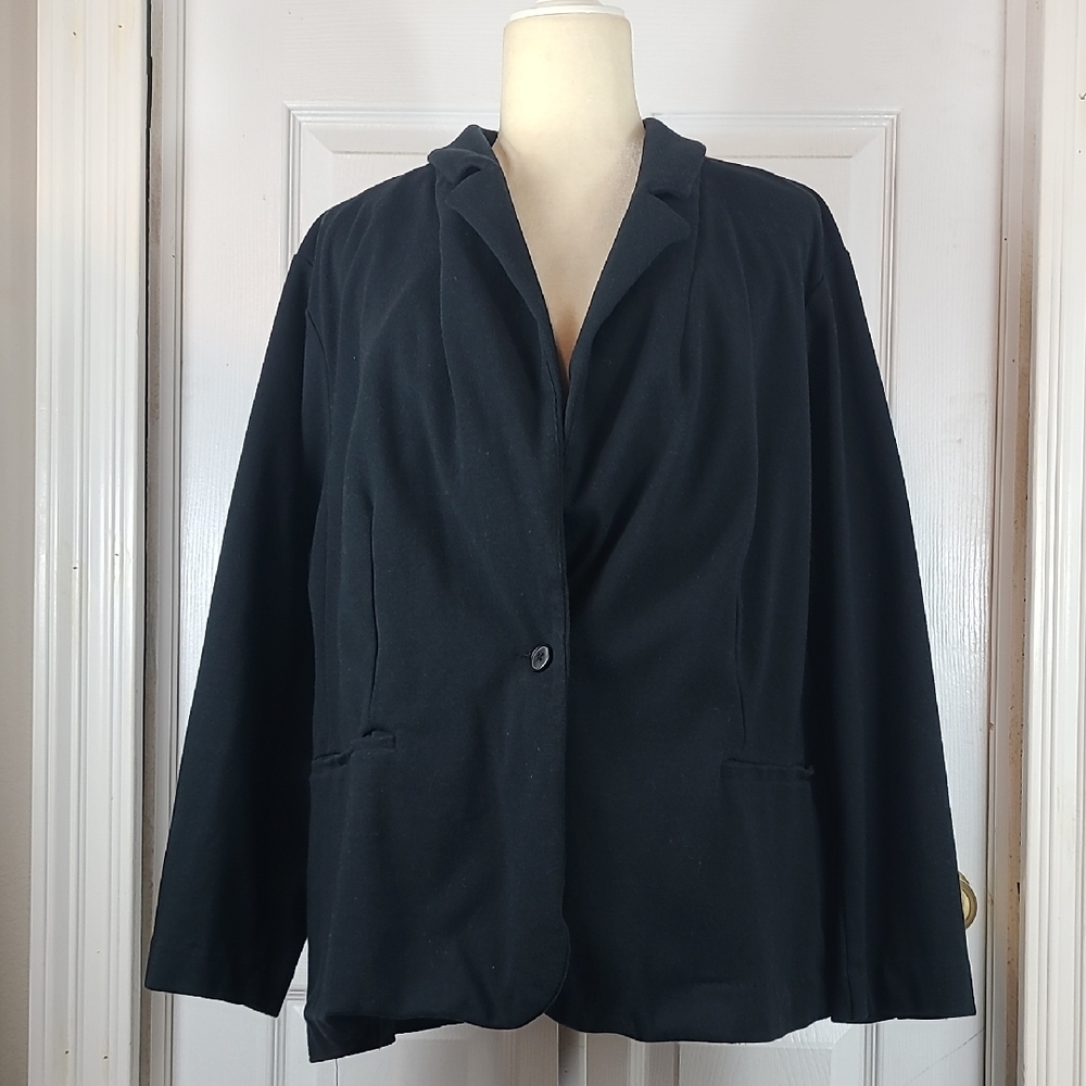 Ava & Viv One Button Blazer